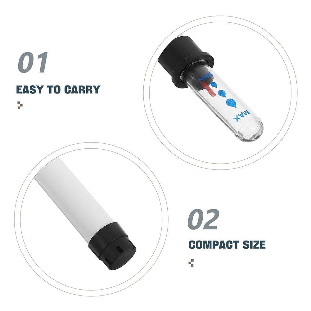 Indicatore del livello dell'acqua per vaso da fiori da 4 pezzi Indicatore di livello dell'acqua staccabile di facile installazione per il monitoraggio delle piante da interno da giardino