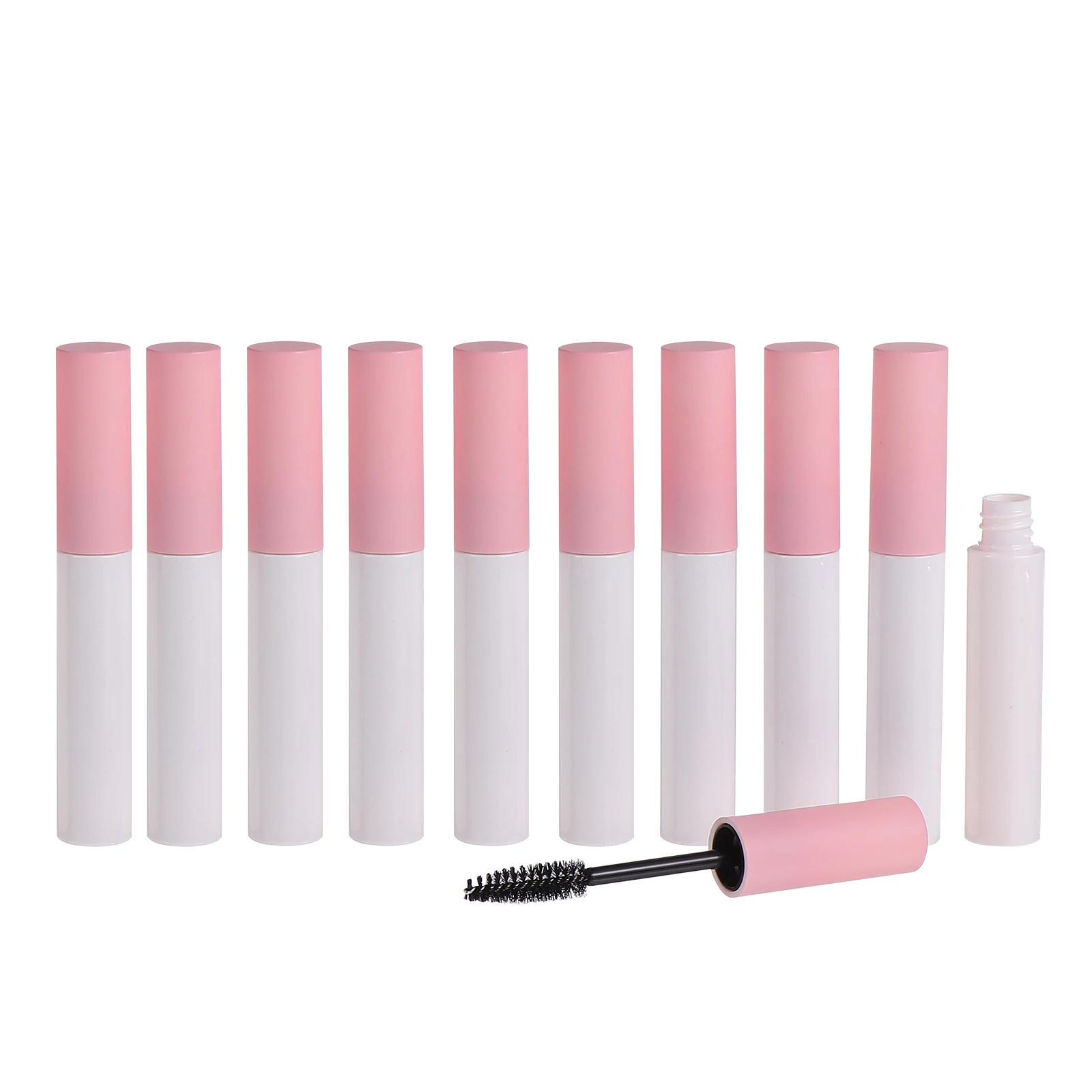 

10pcs Mascara Tube Plastic Bottle Empty Travel Size Leakproof Eyelash Growth Liquid Container DIY Makeup Tools