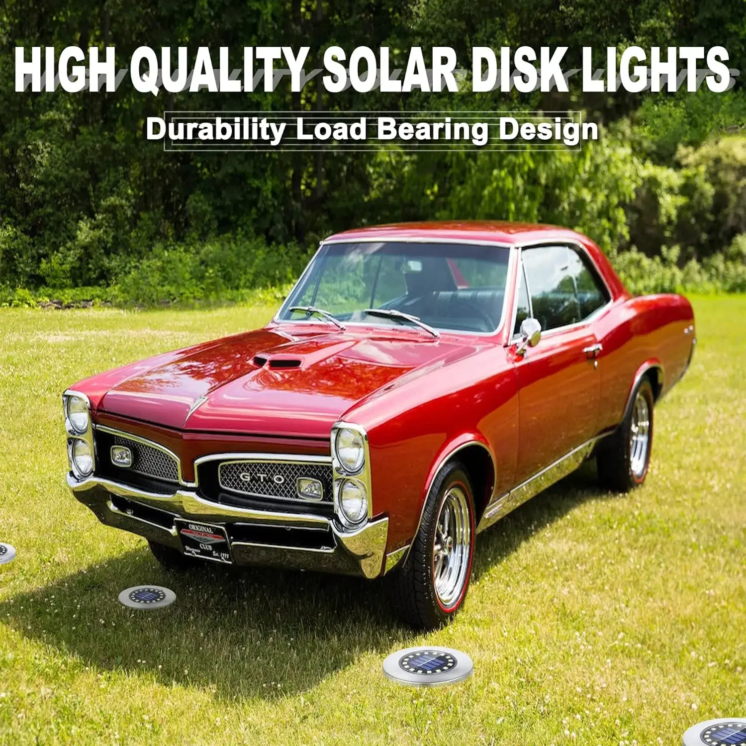 16 LEDs Bright Solar Ground Lights Outdoor Waterproof Solar Led light for Pathway Garden Yard Lawn Walkway Driveway Decoration