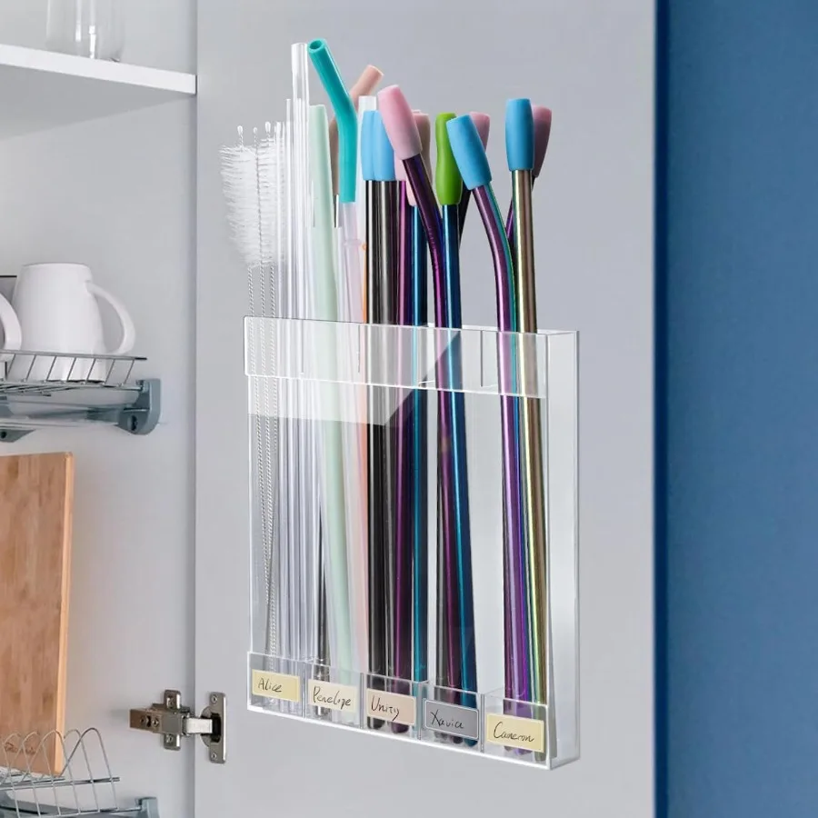 

Держатель для соломинки для органайзера для соломинки Stanley для шкафа, совместимый с прозрачным стаканом для чашки Stanley 40 унций, 30 унций