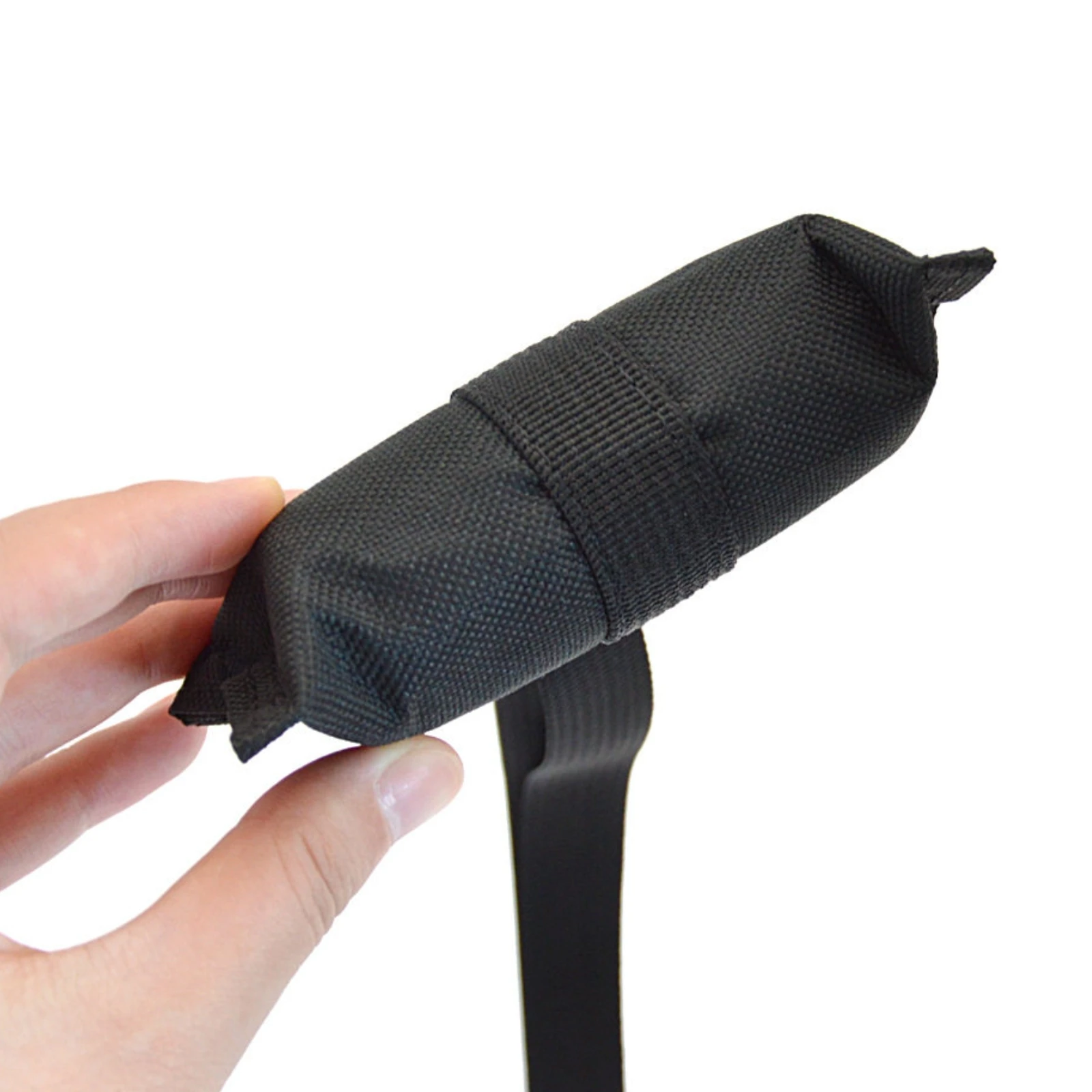 4 Pieces Kayak Tie-down Strap Padded Boat Tie-down Strap Bow Stern Lashing Point Looped End Vehicle Cargo Gear Stitched Strap
