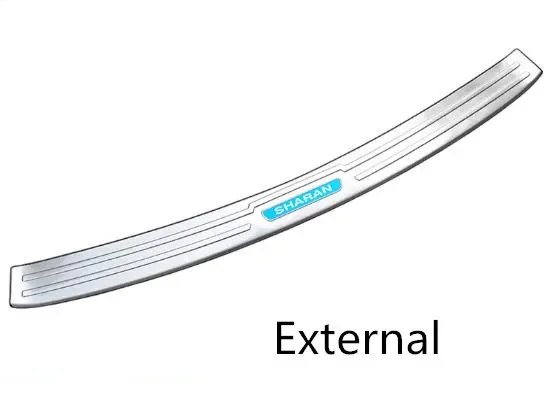 For Volkswagen Sharan 2012-2019 stainless steel car trunk threshold shield anti-scratch protection car accessories
