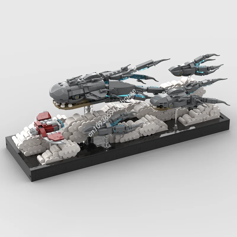 1458 قطعة MOC وحدة March Purrgils نموذج بناء هدايا عيد الميلاد كتل البناء تجميع لتقوم بها بنفسك فكرة اللعب الطوب الاطفال