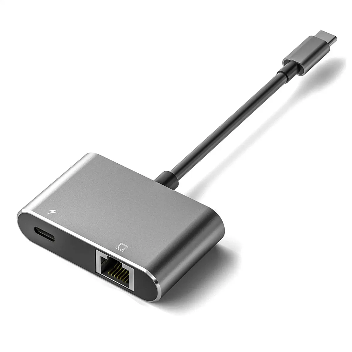 A99X 1000Mbps USB C to Ethernet Adapter PD3.0 Type-C Charging Port Network Adapter Type C to RJ45 Network LAN Adapter for PC