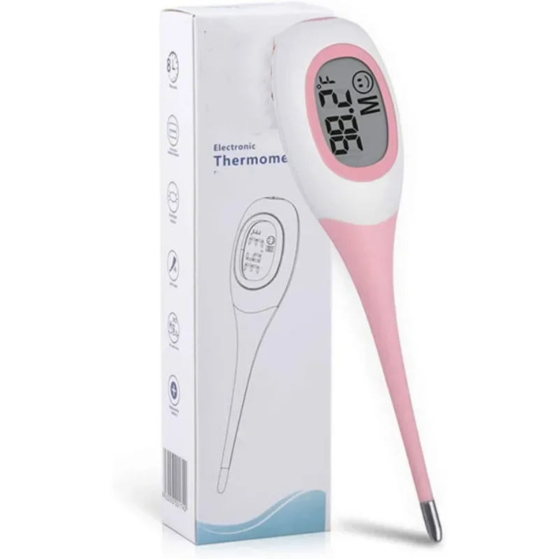 Pet Digital Thermometer | 8 Sec Fast Reading | Oral & Armpit Dual Use | LED Display | Accurate Fever Alert | Pet Temperature Mea