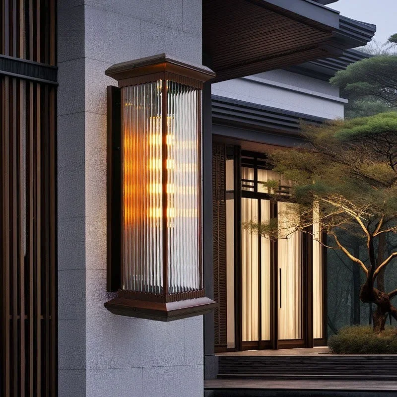 Solar Wall Lamp Outdoor Waterproof Villa Courtyard Outdoor Ultra-bright Terrace Lamp Garden Gate Yard Exterior Wall  Lamp