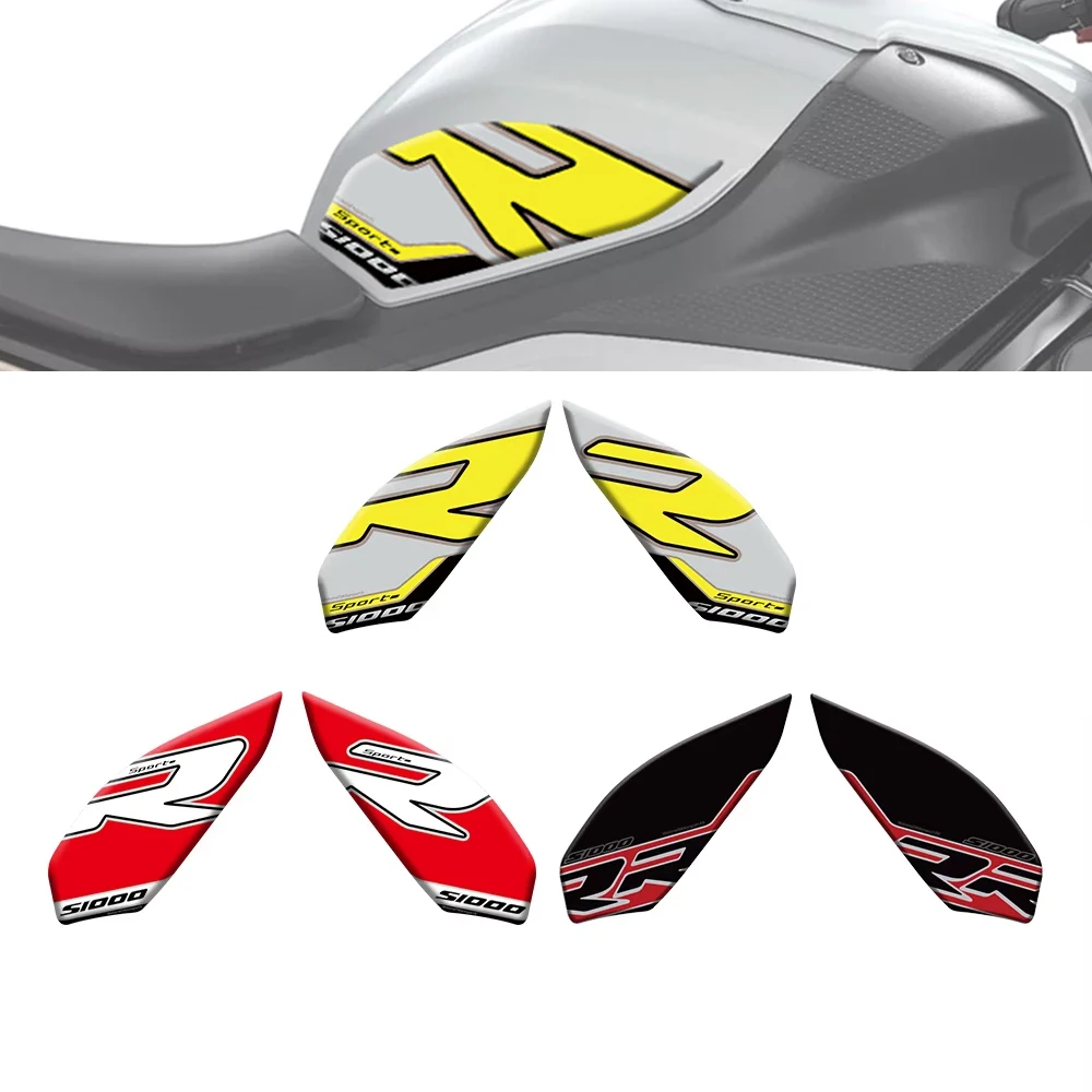 

For BMW S1000R S 1000 R 2021 2022 2023 2024 Motorcycle Knee Pad Tank Protector 3D Gel Paint Protection Decal Stickers