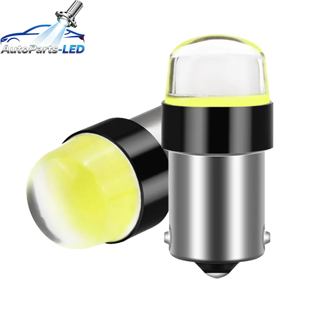 

10pcs P21w Led Car Light Silica Lens Cob Ba15s 1156 Signal Light High Bright Auto Brake Light Reverse Lamp Bulb