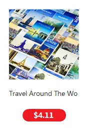 6 Blatt Reise Landschaft Serie Postkarten Geschenk Wunsch Gier dekorative Karten nehmen Sie eine Reise nach London Provence Paris Sydney Venedig – Detail 4