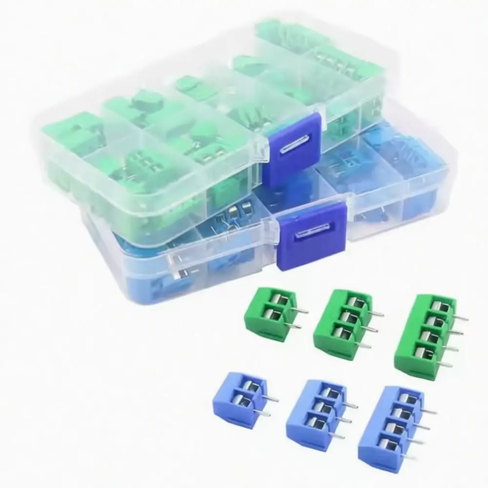 For Haisenda PCB Terminal Block Connector KF301 5.0mm Pitch Wiring Spliceable Header Electric Circuit Board Plugin Module