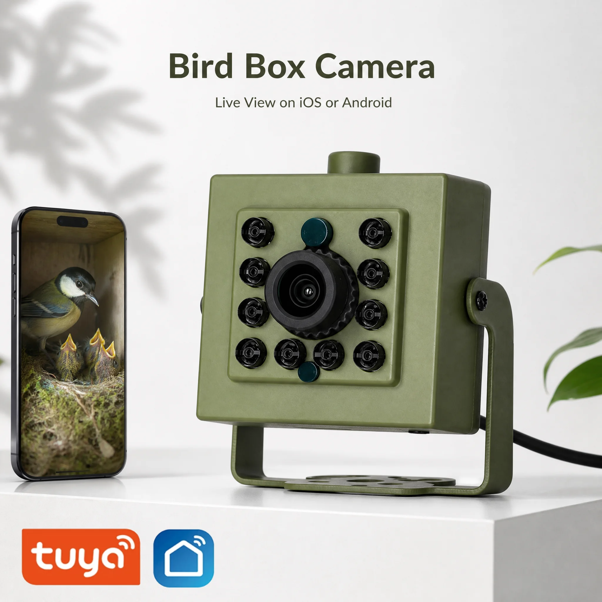 4MP Tuya Smart Life WiFi HD Ca - Smart Bird Feeder Camera ulasan dan harga