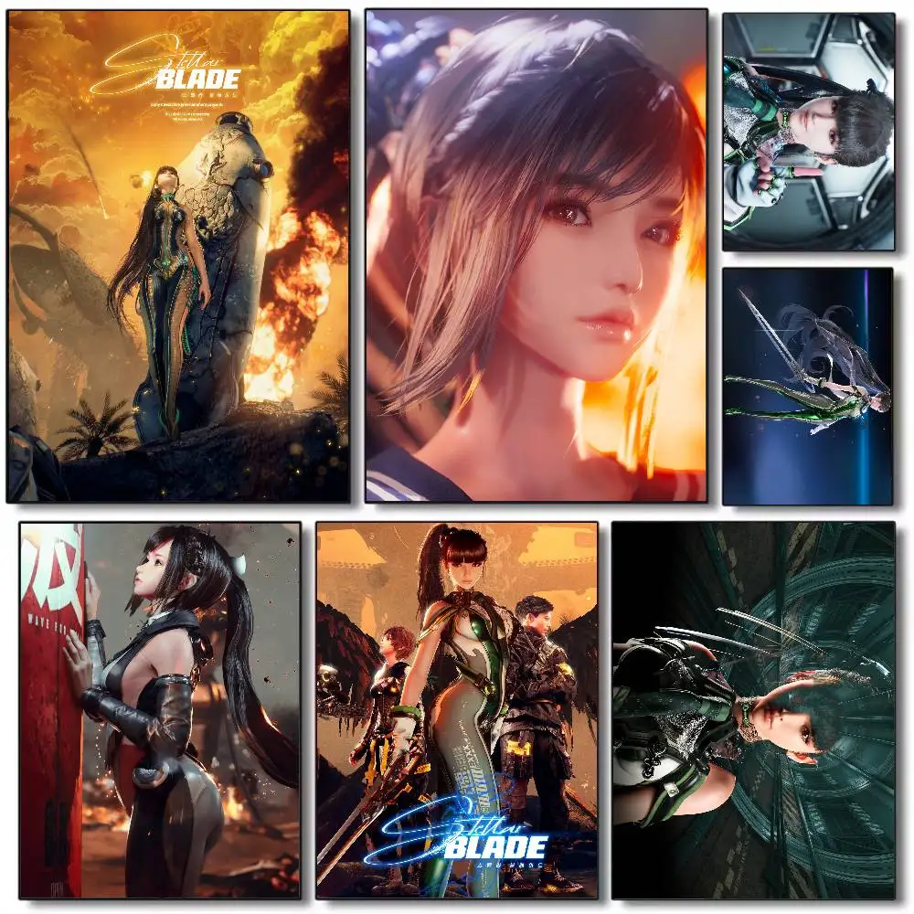 A-Stellar B- C-Blade Project EVE игровой постер HD арт липкая стена водонепроницаемый дом гостиная спальня бар эстетическое украшение