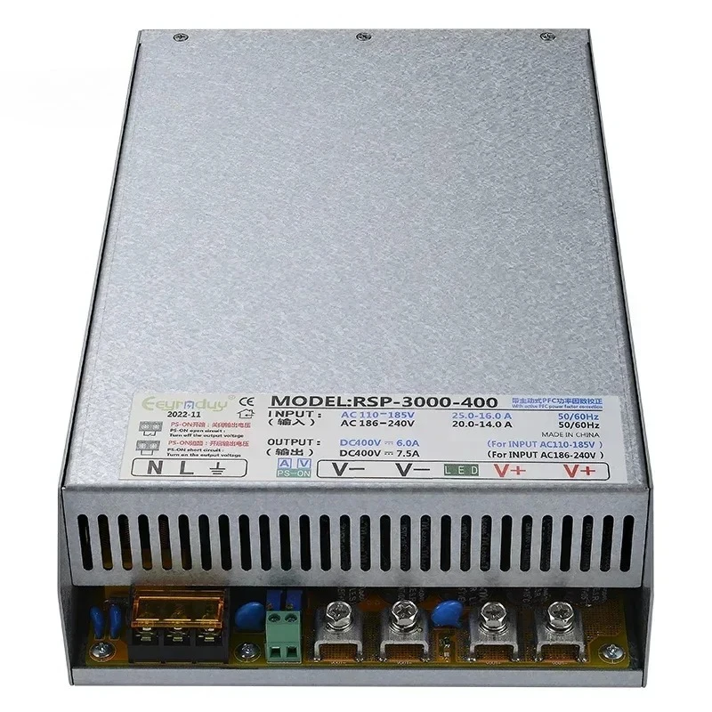 20253000W Switch mode power 24V 36V 48V 60V 70V 72V 110V 150V 160V 220V 250V 300V 400V Adjustable DC power led power supplies