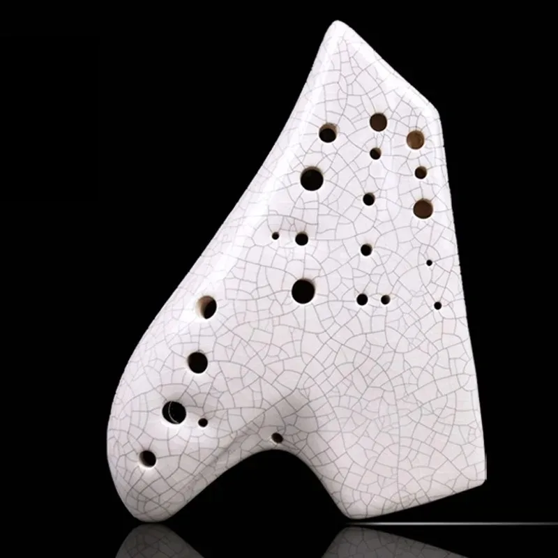Ocarina de Tono Alto C, Tres Tubos, para Niños Principiantes, Ocarinas Tradicionales Portátiles, Instrumento Musical Profesional