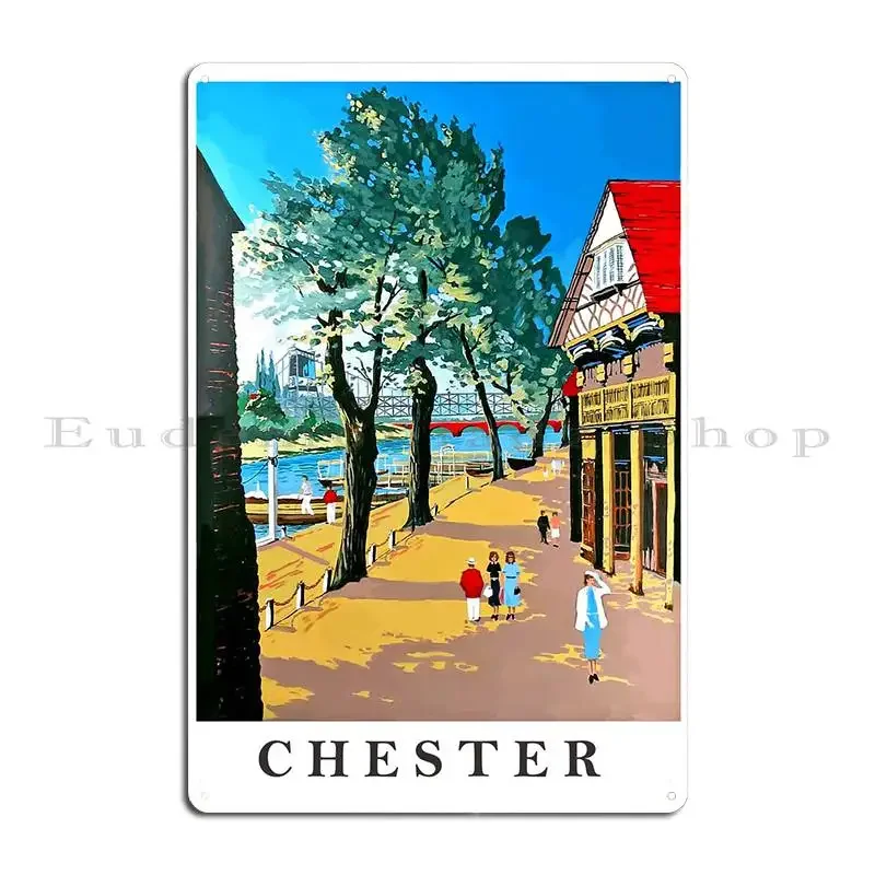 Chester Coast Metal Plaque Poster Create Party Club Design Club Kitchen Tin Sign Poster