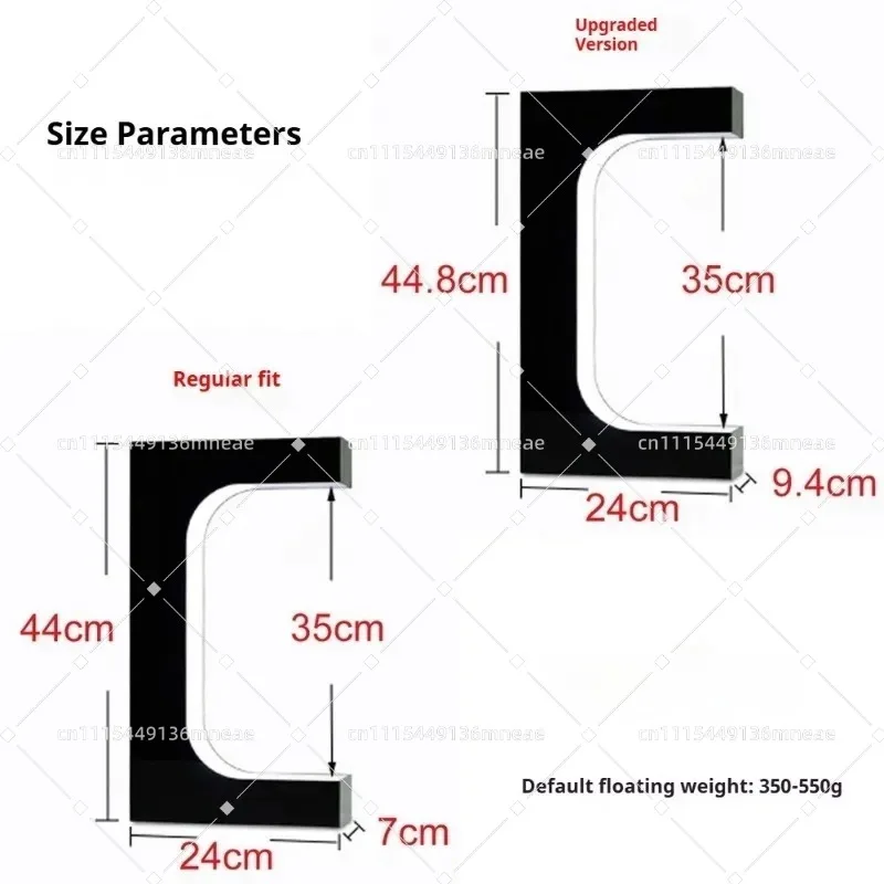LED Magnetic Levitation Rotating Shoe Display Stand Floating Sneaker Mount For Retail Showroom Collectible Exhibition Layout