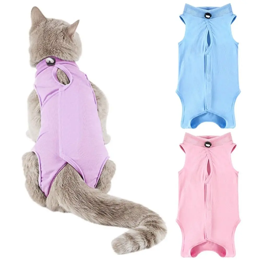 Nuevo traje de destete para gatos antilamer, mono para después de la cirugía, ropa de recuperación para gatitos, chaleco, traje de esterilización para gatos para mascotas