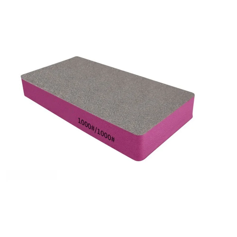 Polishing Sponge Block 100x50x14mm 1000-10000 Grit Dual-Sided Integrated Molding Widened Design for Metal Glass Nail Model