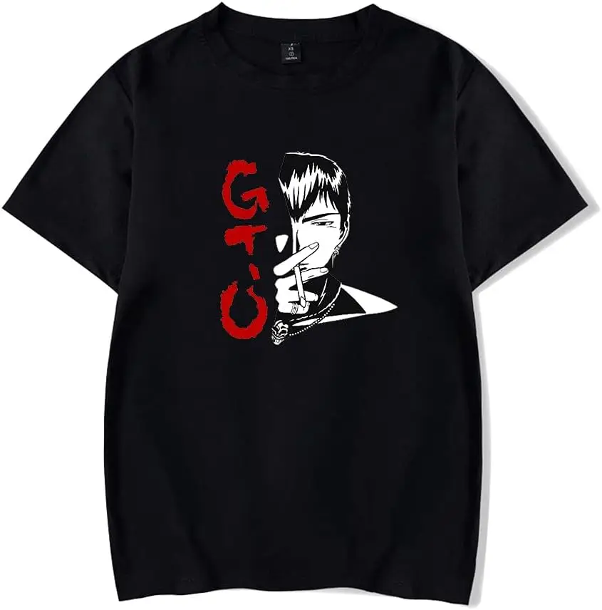 Anime New T-Shirt Merch GTO Great Teacher Onizuka Casual Short Sleeved T Shirt Unisex Tee