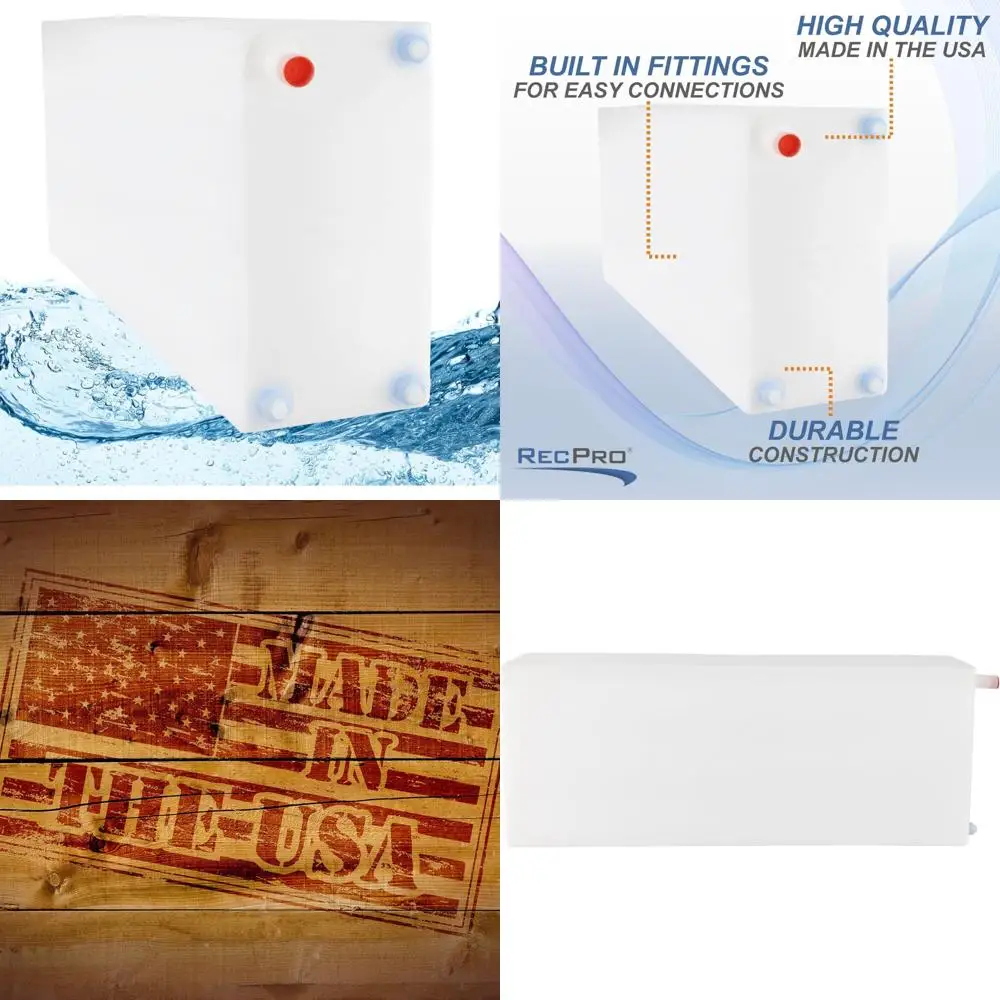 21 Gallon Drinking Water Tank - Portable Potable Storage for RV Freshwater Use | 39.25x8x16