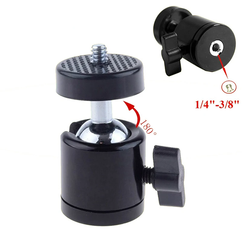 Kamera Kugelkopf 360 Grad Schwenk Stativ Kugelkopf 1/4 Telefon Ständer Einbeinstativ Mount Adapter Für DSLR Kameras Stative Mount Adapter