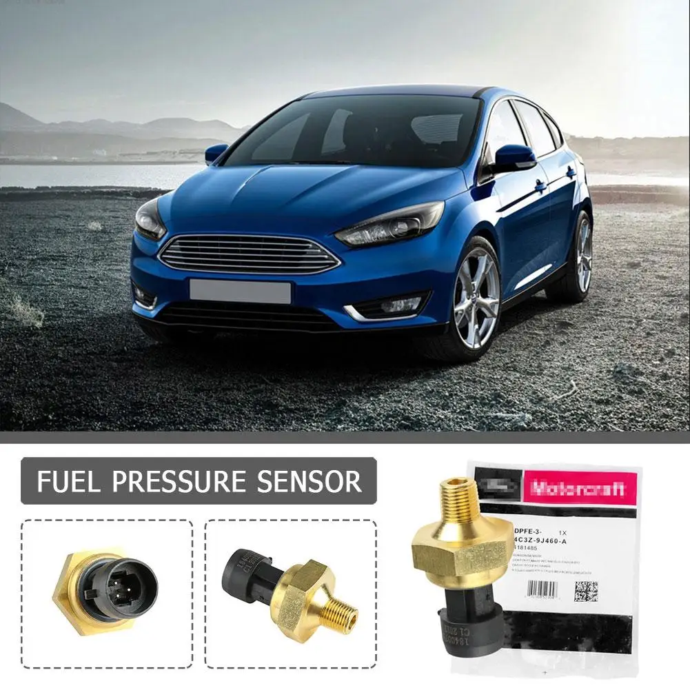 Car Fuel Pressure Sensor Pressure Sensor Transducer Rail Sensor Accessories Car Fuel Electronic Parts Car Pressure Transmit C9F9