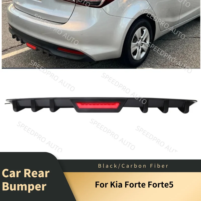 

Задний бампер автомобиля, диффузор, спойлер, плавник акулы, губа, задний стоп-сигнал для K-ia Forte Forte5, авточехлы из углеродного волокна, детали