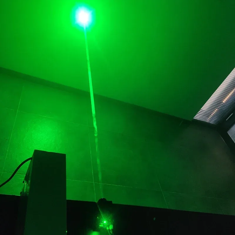 Imagem -06 - Módulo Verde do Diodo Laser com fã Feixe Gordo Efeito de Iluminação do Estágio 520nm 1w