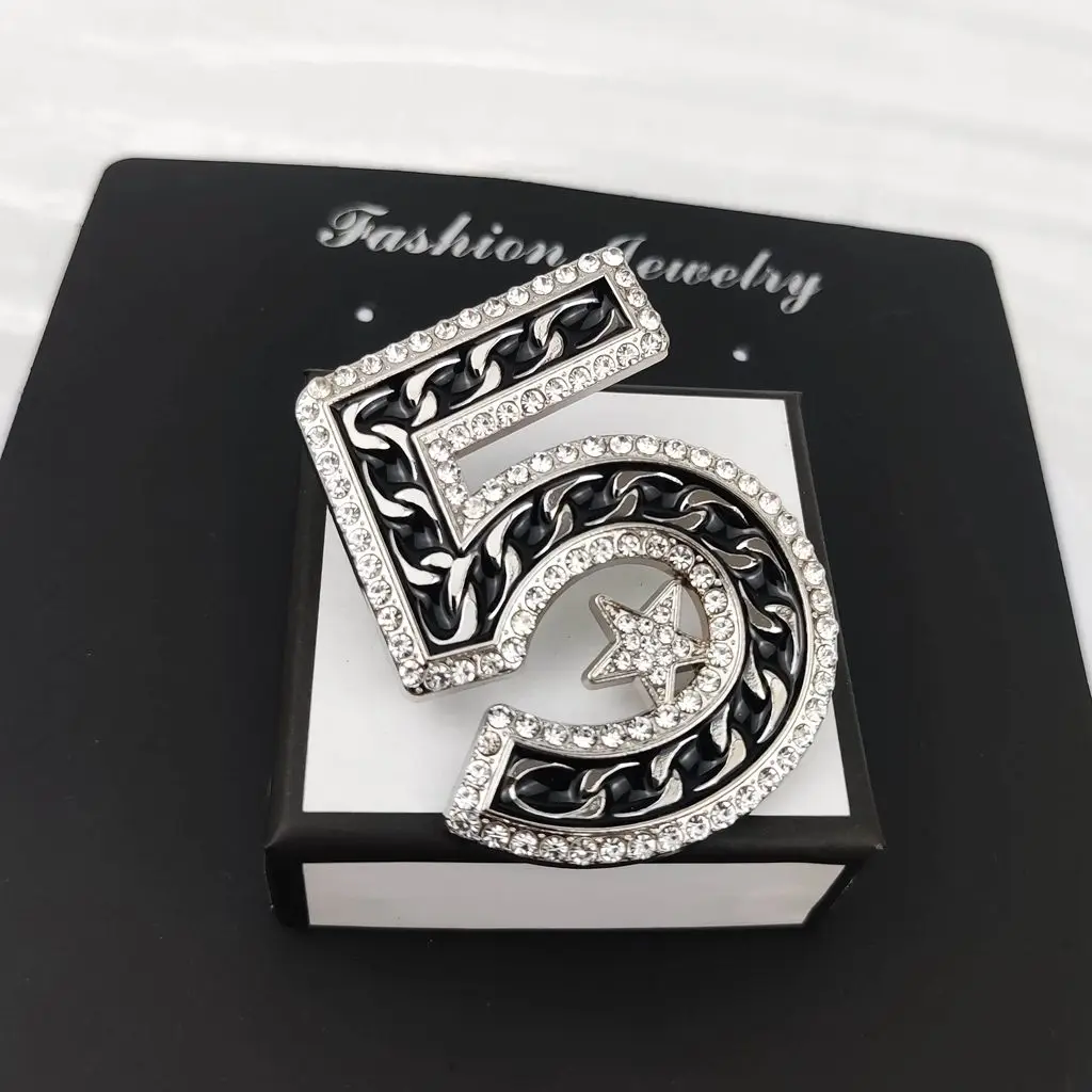 Brooch Luxury Brand Metal Badge DIY Broochs