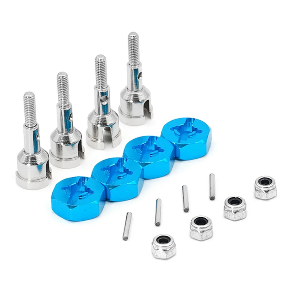 1/18 Scale For RC Car Wheel Axle Adapter Kit Compatible With A949 A959 A969 A979 K929 For Consistent Use