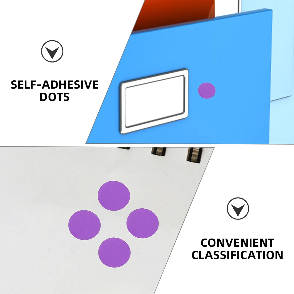 

20 Sheets Circle Round Colored Dot Self Adhesive Label For Classroom Kids School Office Organization Sealing Gift Packaging Name