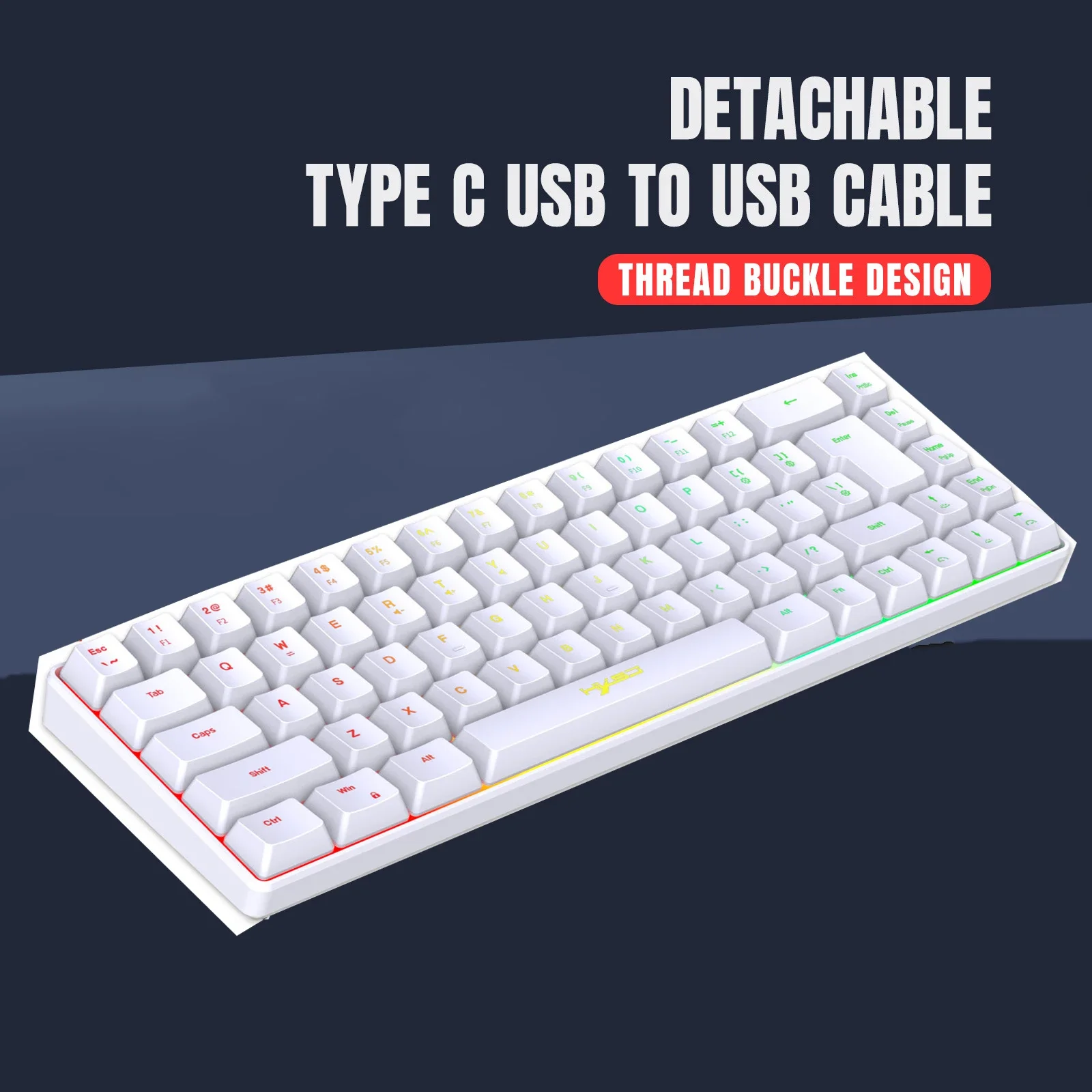 Teclado e mouse combo backlight kit gamer teclado branco oferece combo computador com fio teclados mouses escritório em casa teclado