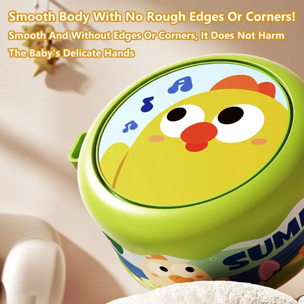 5 قطعة التعليم المبكر الخصر مجموعة طبلة 0-12 أشهر 5 قطعة مجموعة لعبة آلة موسيقية قرع أداة التفاعل بين الوالدين والطفل #2