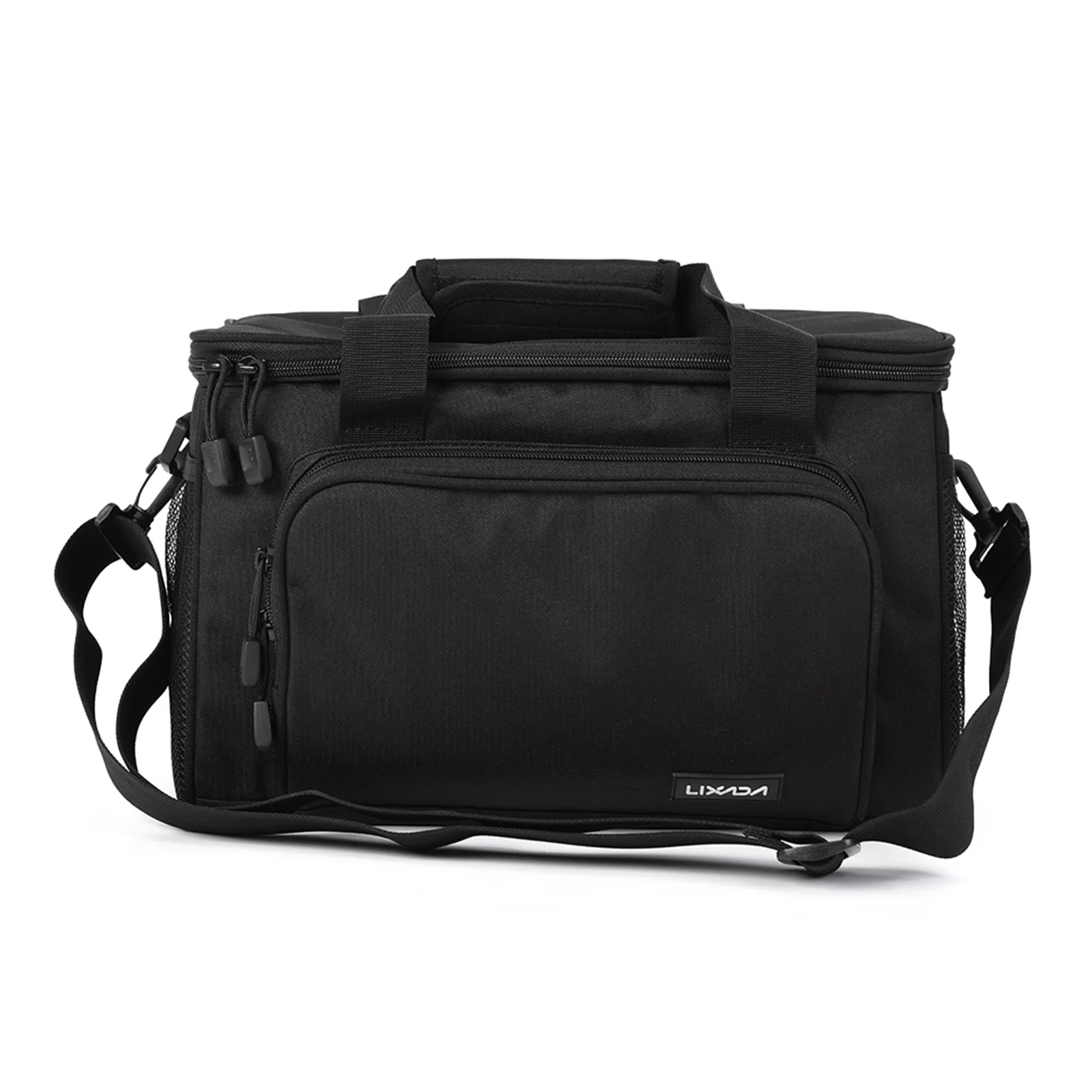 LIXADA Fishing Shoulder Bag Pack Multifunctional 600D Canvas Fishing Tackle Bag Portable Fishing Lure Reel Bag Pouch Case
