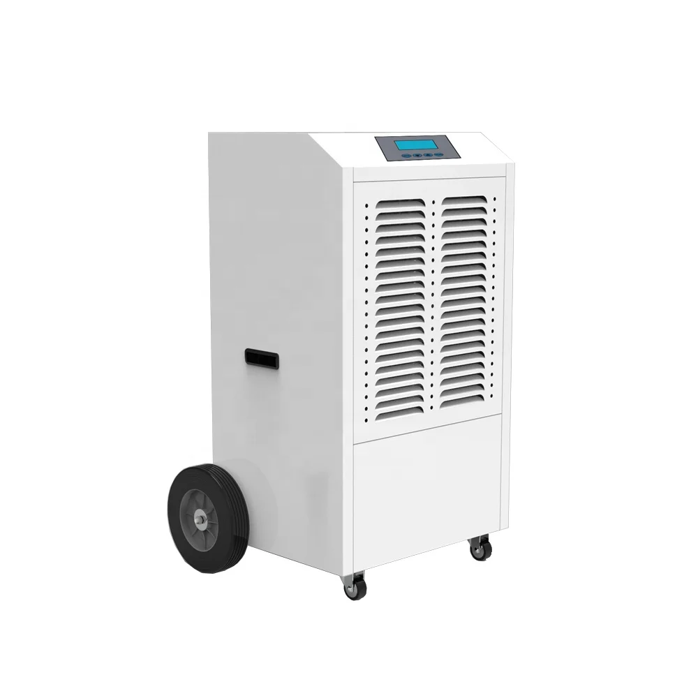 158L per day industrial portable commercial grow room dehumidifier with big wheels