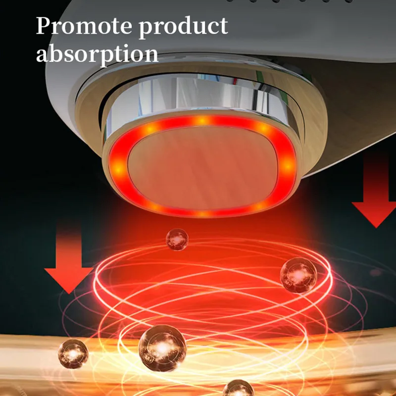 Ultraschall-Gesichtsmassagegerät EMS Mikrostrom Multifunktions-Haushalt Lifting Einführung Verjüngungsinstrument Schönheitsgerät