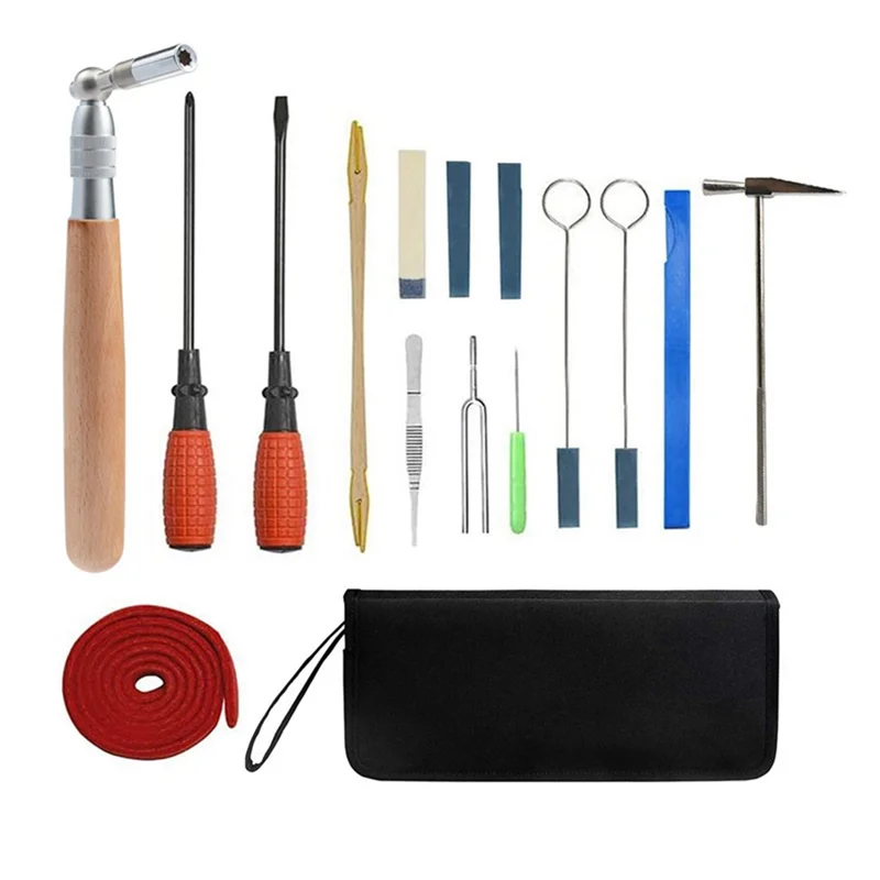 

Highly Recommended.Piano Tuning Kit Tuner Tool Set Wooden Handle Fixed Tuning Wrench