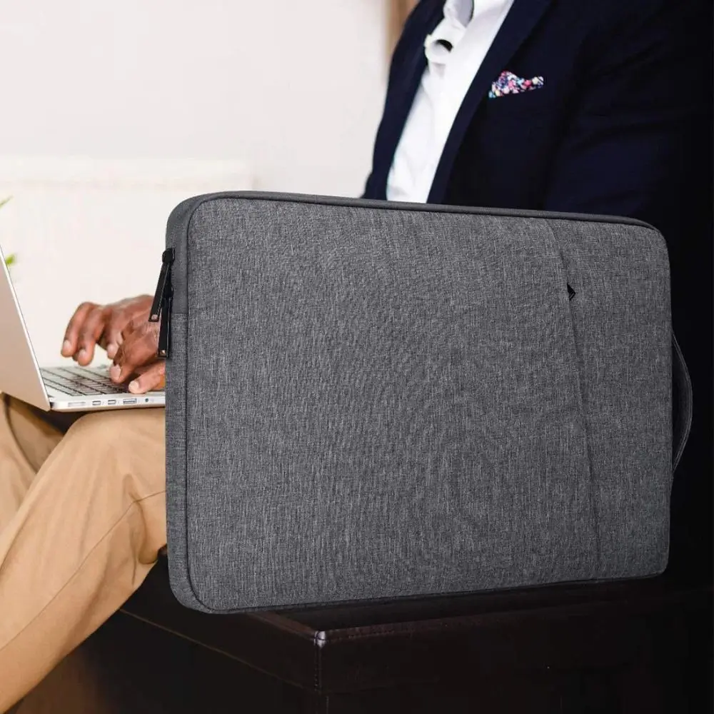 

Новый противоударный чехол для ноутбука, ультратонкая сумка для ноутбука большой емкости, чехол для ноутбука с деловой ручкой для HP/Dell/Surface