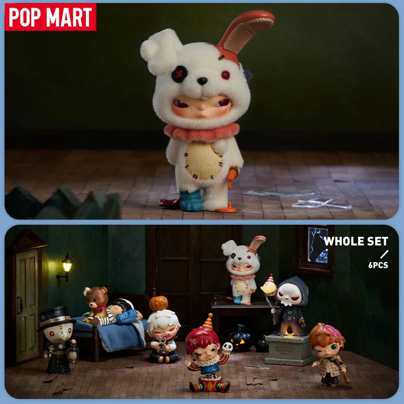 POP MART Hirono Monsters' Carnival Series Mystery Box Подлинная глухая коробка Guess Toys Сумка Орнамент Статуэтки Домашний декор Рабочий стол