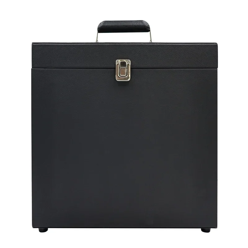 Portable Vinyl Record Carry Case, Classified Storage Box for 7/10/12 Inch LP, CD & Phonograph Disc Collection