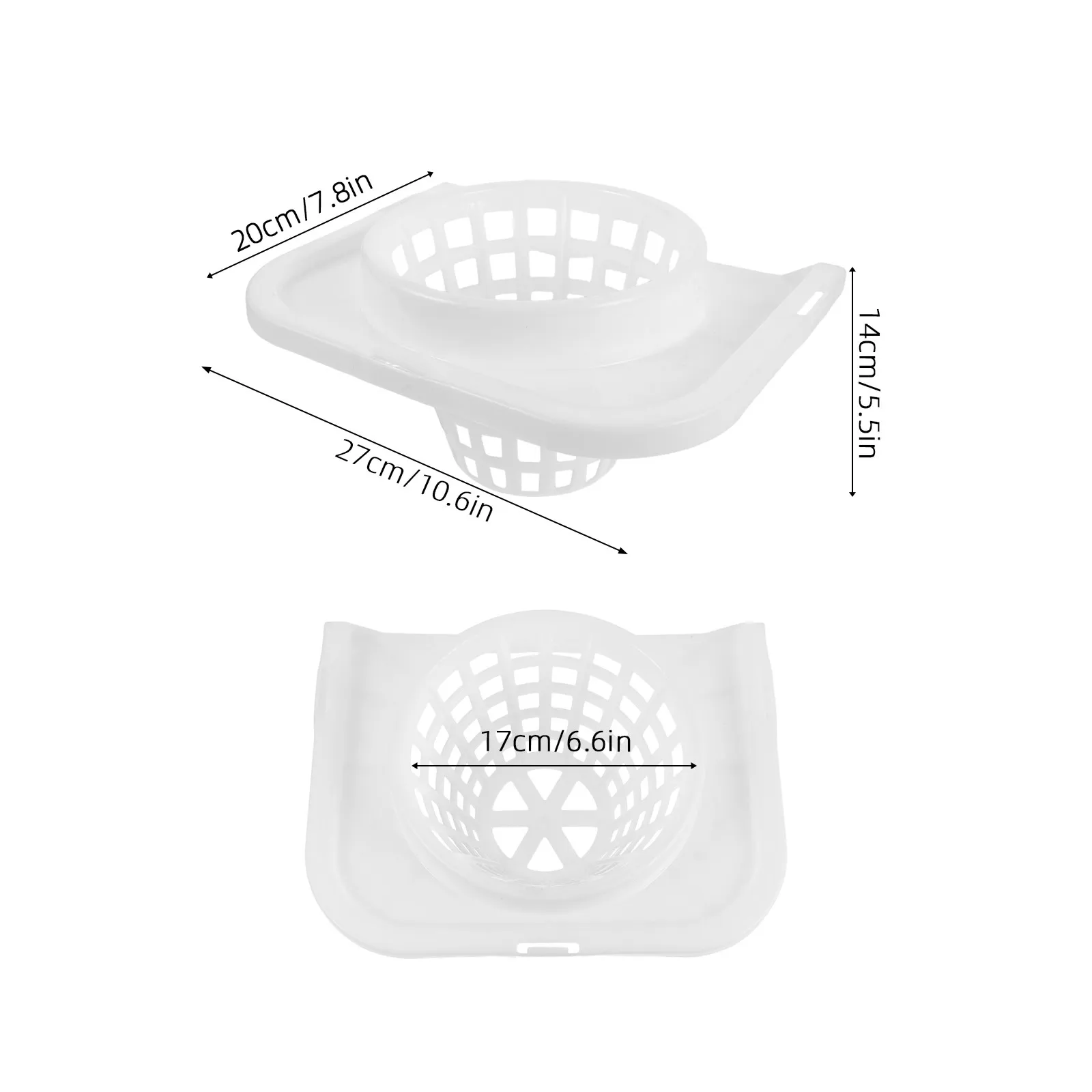 Plastic Mop Bucket Colander Basket Insert Efficient Water Wringing Mop Bucket Drainer Replacement Basket for Home Office Hotels