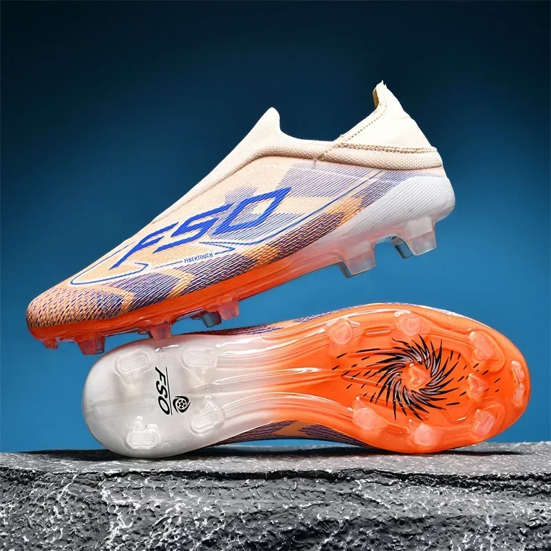 Neue Herren-Fußballschuhe Hochwertige Fußballschuhe Sneakers Rutschfeste Stollenschuhe für Rasen High-Top Futsal Indoor Bestseller Outdoor – Detail 4