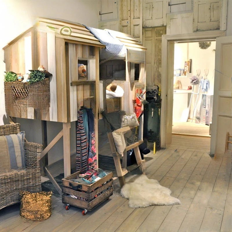 أسرة عالية ومنخفضة، تكون فارغة ds، بيت شجرة الأطفال b eds، قاعدة سرية يكون ds، سرير منزل من الخشب الصلب s