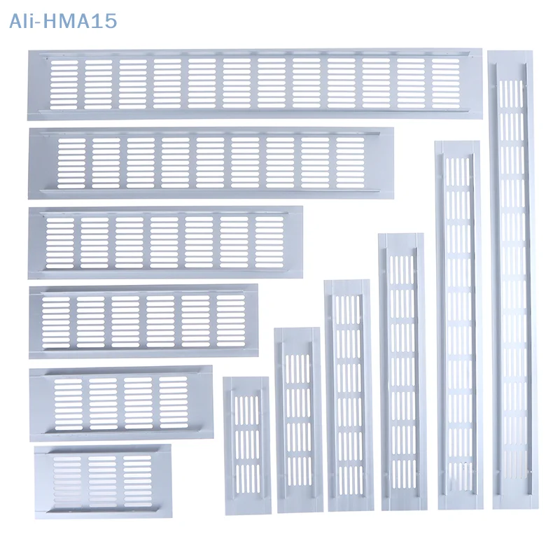 1pc Aluminum Alloy Vents Perforated Sheet Air Vent Plate Ventilation Grille Suitable For Cabinets, Wardrobes, Cupboards