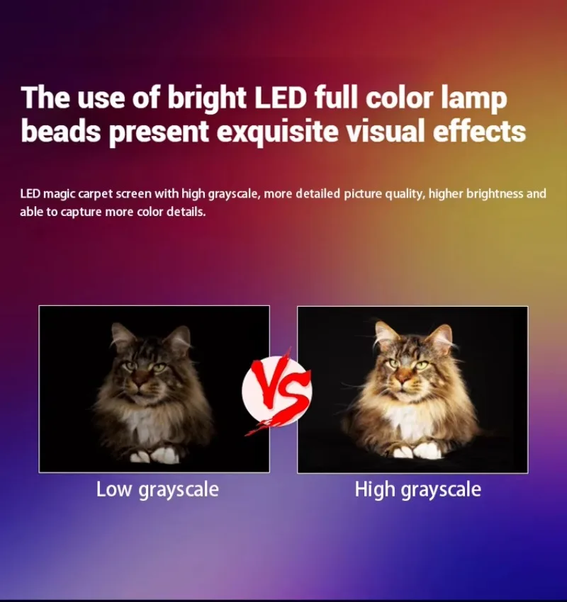 จอแสดงผล LED แบบลอยได้, จอแสดงผลแบบพรมวิเศษ, จอแสดงผลแบบผ้า