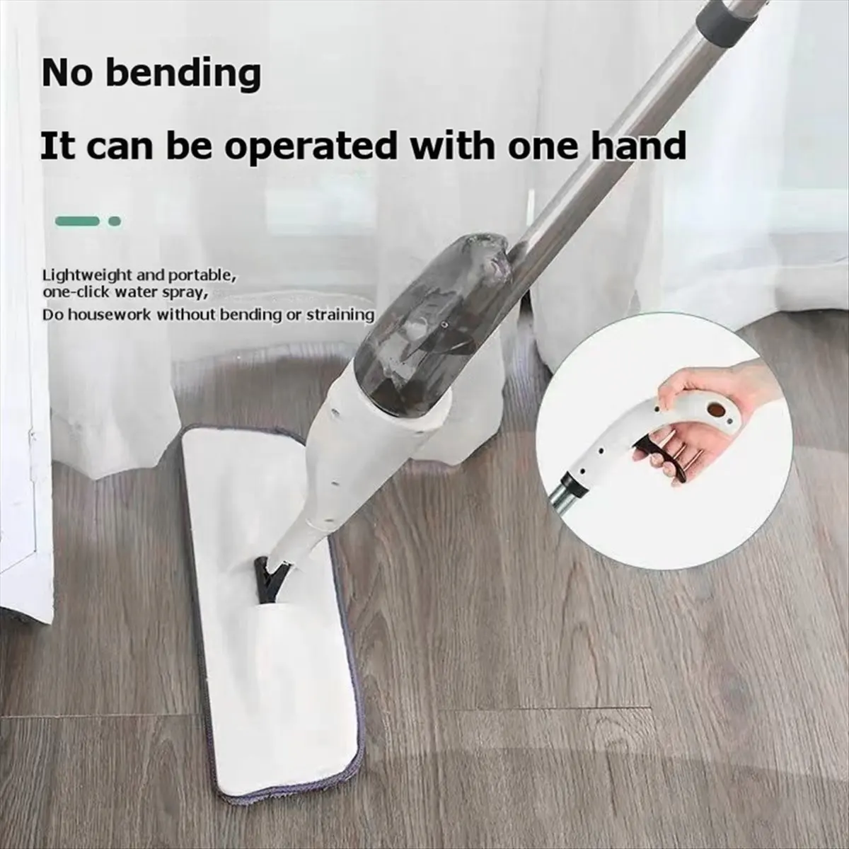 COFA  Mop Replaceable Mop Pad Mop Wet and Dry Dual-Use Flat Floor Cleaning Mop