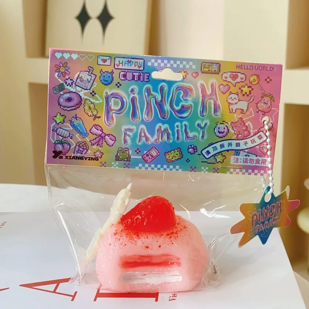 

Новинка, милая сжимаемая еда, снятие стресса, пончик, торт, прижимной торт, игрушка-непоседа, рисовый шарик, мягкая липкая игрушка для декомпрессии, подарок