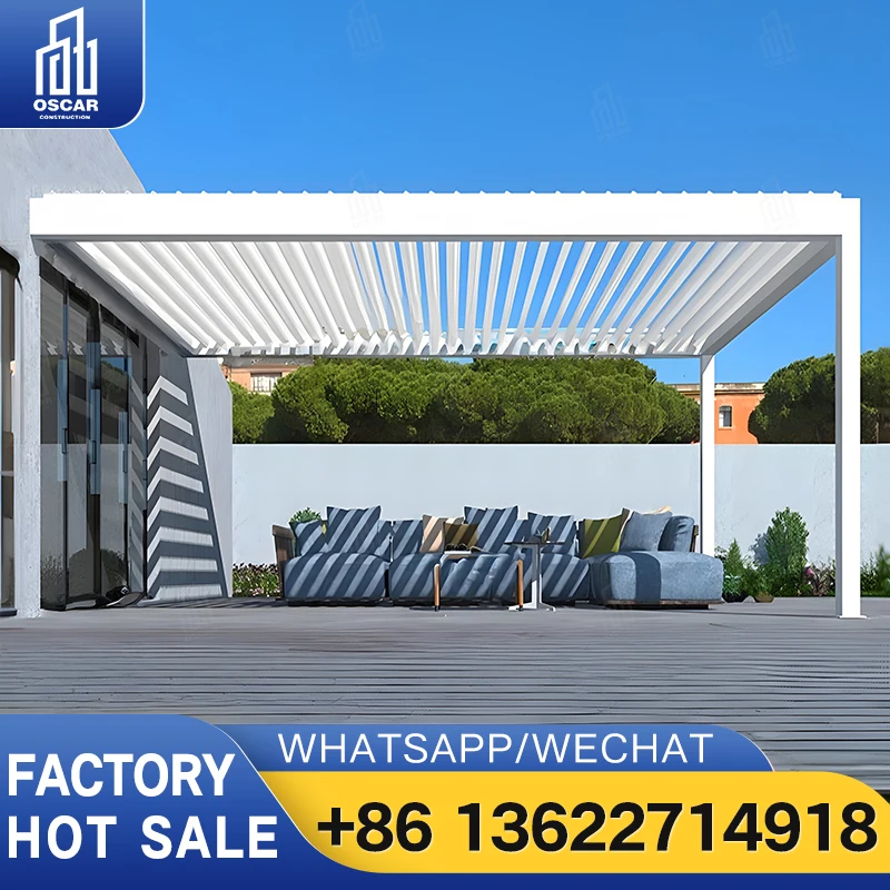 Customizable Aluminum Alloy Pergola Alternative for Outdoor Garden Decoration Factory Direct from China Wholesale