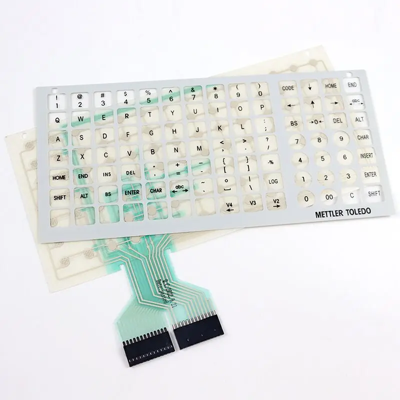 bpro Keyboard Overlay for Mettler Toledo bpro Label Balance Scales English Version Key Sheet and Internal Circuitry