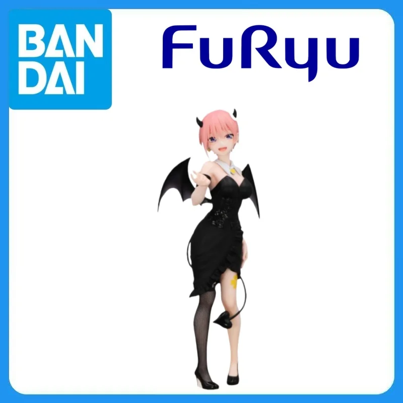 In Stock Genuine FuRyu Gotoubun No Hanayome* Nakano Ichika BiCute Dark Kawaii Anime Figure Garage Kit Anime Cartoon Model Toys